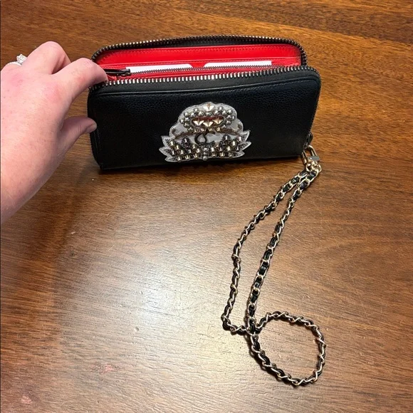 Christian Louboutin Black Wallet with Embellishments - Picture 11 of 11